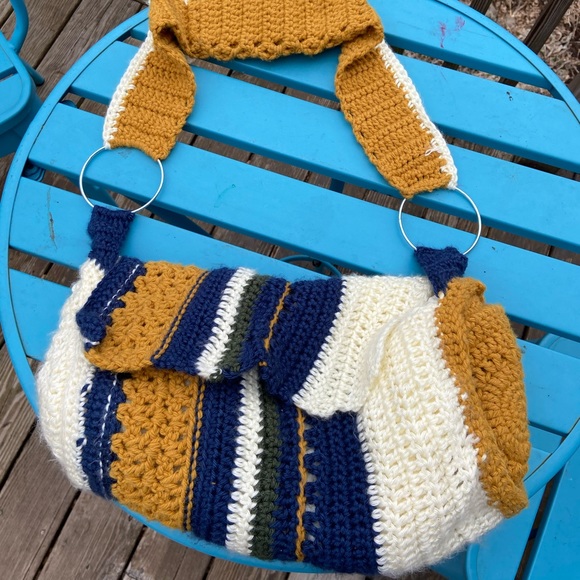 Handbags - Handmade boho crocheted purse